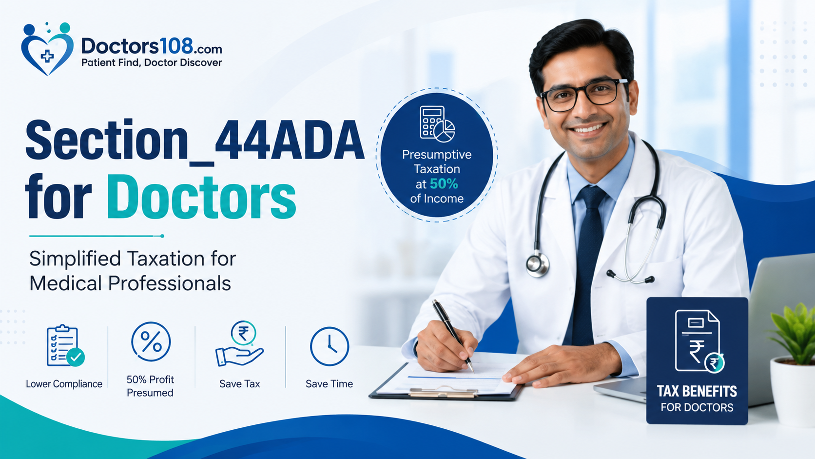 Section 44ADA for Doctors: A Simple Tax Primer
